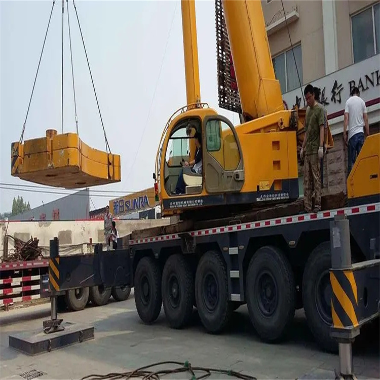 佛山当地吊车出租|机器吊装|75吨|工厂搬迁服务